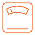 Icone balance pour la gestion du poids et les éléments analysés dans le test ADN nutrition