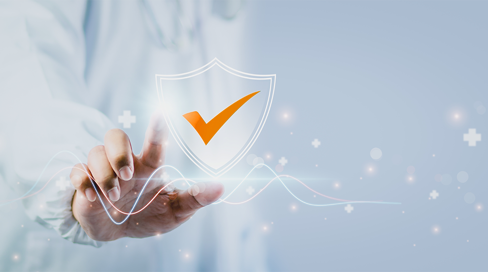 Illustration de la protection des données personnelles et de santé quand un patient fait un test ADN chez Biron